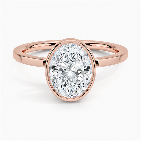 14K Rose Gold Noemi Bezel Ring