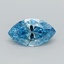 0.44 Ct. Fancy Vivid Blue Marquise Lab Grown Diamond