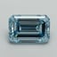 5.34 Ct. Fancy Intense Blue Emerald Lab Grown Diamond