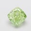 2.20 Ct. Fancy Vivid  Green Cushion Lab Grown Diamond