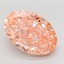 12.13 Ct. Fancy Vivid Pink Oval Lab Grown Diamond