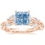 14K Rose Gold Secret Garden Diamond Ring (1/2 ct. tw.), smalltop view