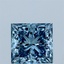 1.01 Ct. Fancy Vivid Blue Princess Lab Grown Diamond