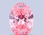 1.01 Ct. Fancy Vivid Pink Oval Lab Grown Diamond