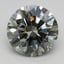 1.1 Ct. Fancy Grayish Green Round Lab Grown Diamond