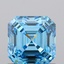 1.02 Ct. Fancy Vivid Blue Asscher Lab Grown Diamond