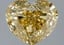3.03 Ct. Fancy Intense  Yellow Heart Lab Grown Diamond