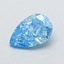1.37 Ct. Fancy Vivid  Blue Pear Lab Grown Diamond