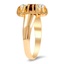 The Averill Ring, smalltop view on a hand