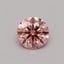 0.34 Ct. Fancy Vivid Pink Round Lab Grown Diamond