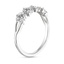 18K White Gold Jardiniere Diamond Ring, smallside view