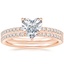 14K Rose Gold Luxe Ballad Perfect Fit Diamond Bridal Set
