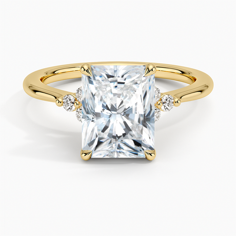 Trio Cluster Engagement Ring