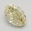 1.28 Ct. Fancy Light Yellow Oval Lab Grown Diamond