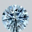 2.04 Ct. Fancy Vivid Blue Round Lab Grown Diamond
