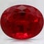 10x8mm Oval Lab Grown Ruby