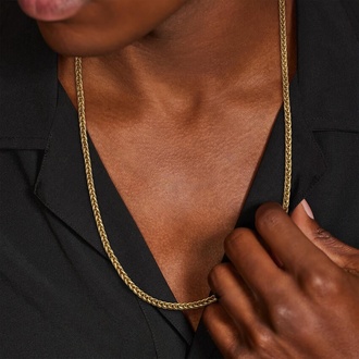 Dakota 24 in. Wheat Chain Necklace (3.9mm)
