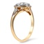 The Bee Ring, smalltop view on a hand
