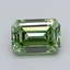 1.52 Ct. Fancy Vivid  Green Emerald Lab Grown Diamond