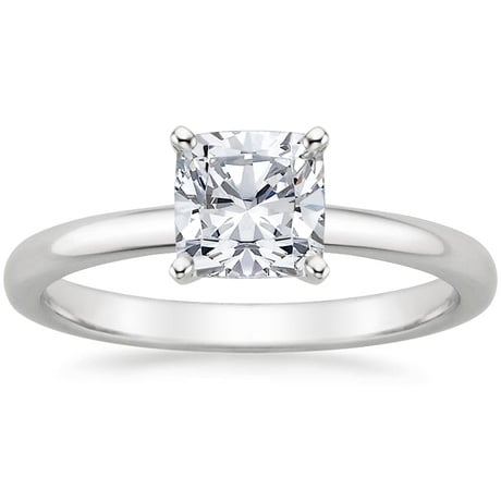 18K White Gold 2mm Comfort Fit Bridal Set