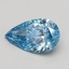 0.74 Ct. Fancy Vivid Blue Pear Lab Grown Diamond