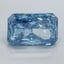 2.58 Ct. Fancy Vivid Blue Radiant Lab Grown Diamond