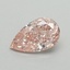 0.52 Ct. Fancy Intense Pink Pear Lab Grown Diamond