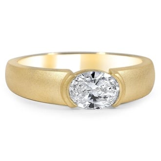 Custom Frosted Semi-Bezel Ring