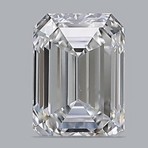 Emerald diamond — real photo