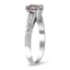 The Tatiania Ring, smalltop view on a hand