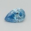 1.19 Ct. Fancy Vivid Blue Pear Lab Grown Diamond