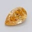 0.34 Ct. Fancy Intense Brownish Orange Pear Lab Grown Diamond