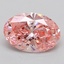1.78 Ct. Fancy Vivid  Pink Oval Lab Grown Diamond