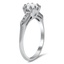 The Rihanna Ring, smalltop view on a hand