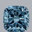 2.82 Ct. Fancy Vivid Blue Cushion Lab Grown Diamond