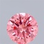 2.01 Ct. Fancy Vivid Pink Round Lab Grown Diamond