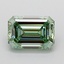 1.04 Ct. Fancy Intense Green Emerald Lab Grown Diamond