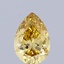 0.75 Ct. Fancy Intense  Yellow Pear Lab Grown Diamond