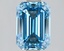 2.01 Ct. Fancy Intense Blue Emerald Lab Grown Diamond