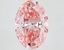 4.41 Ct. Fancy Vivid Pink Oval Lab Grown Diamond