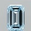 2.20 Ct. Fancy Vivid Blue Emerald Lab Grown Diamond