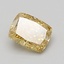 0.90 Ct. Fancy Vivid Yellow Cushion Lab Grown Diamond