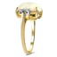 The Millers Ring, smalltop view on a hand