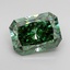 2.03 Ct. Fancy Vivid Green Radiant Lab Grown Diamond