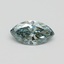 0.50 Ct. Fancy Vivid Green Marquise Lab Grown Diamond