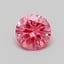 0.50 Ct. Fancy Vivid Pink Round Lab Grown Diamond