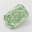 2.00 Ct. Fancy Vivid Green Radiant Lab Grown Diamond