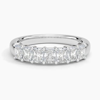 Grace Seven Stone Radiant Lab Diamond Ring (1 ct. tw.) in Platinum