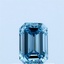 0.53 Ct. Fancy Blue Emerald Lab Grown Diamond