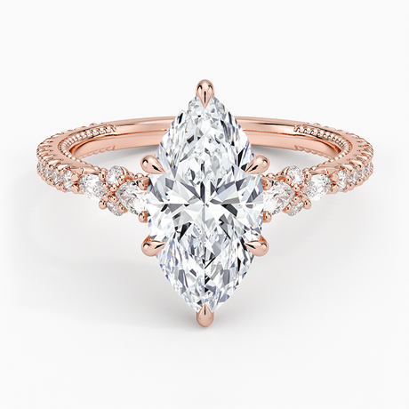 Floral Cluster Diamond Ring